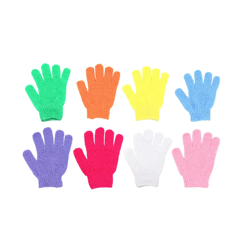 Five Fingers Bath Gloves Household Shower Towel Scrub Body Wash Children Home Supply Elastic Wipe Back Bathing Cleaning Gloves