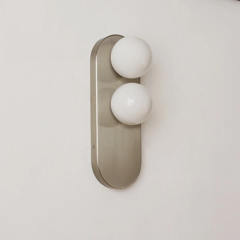 Minimalist postmodern minimalist living room background wall decorative wall lamp Nordic creative bedroom study decorative lamp
