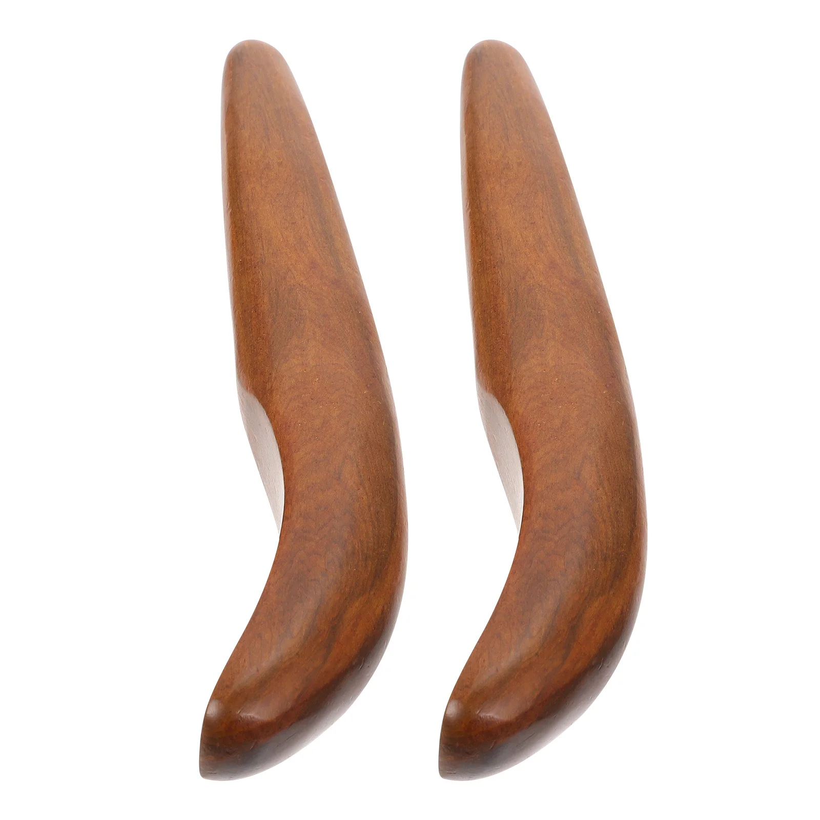 

2Pcs Finger Acupuncture Point Sticks Wood Material Comfortable Smooth Massage Acupoint Scraping Tools Gift Wooden Massage Tools