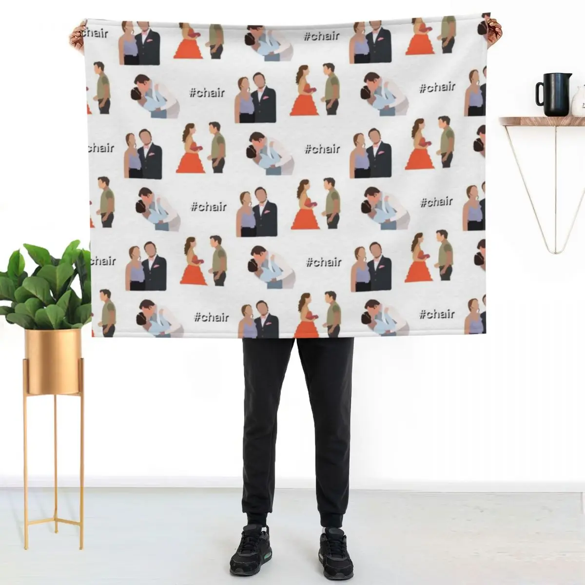 

Chuck and Blair Pack Throw Blanket Ultra Plush Cozy Blanket for Napping Sleeping