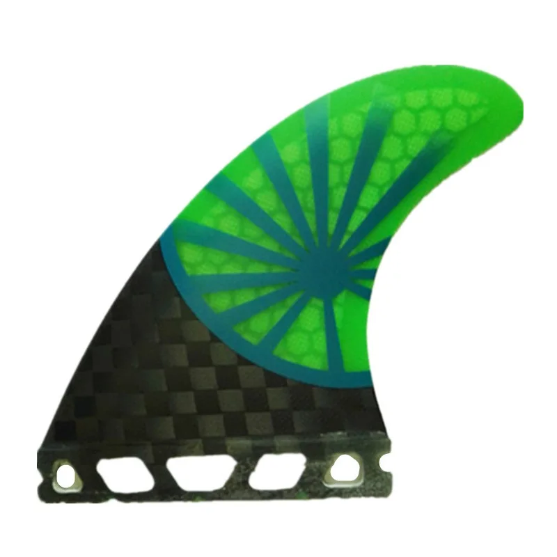 Medium Surf Fins Single Tabs Base Surfboard Fins M Tri Fins Surf Board Stabilizer Fiberglass Honeycomb Surfing Quilha