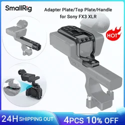 SmallRig Top Plate for Sony FX3 XLR Unit for FX3 Original Handle with 1/4''-20 Threaded Holes Cold Shoe Attach Microphone MD3990