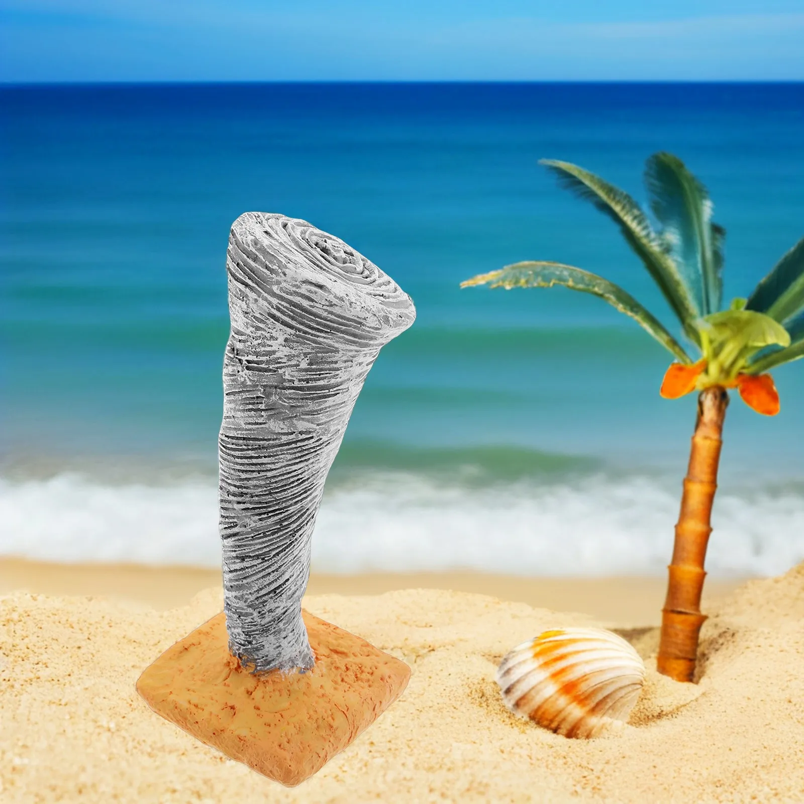 

Resin Miniature Tornado Decoration for Sand Table Landscape Design Realistic Natural Phenomenon Simulation Desktop Micro