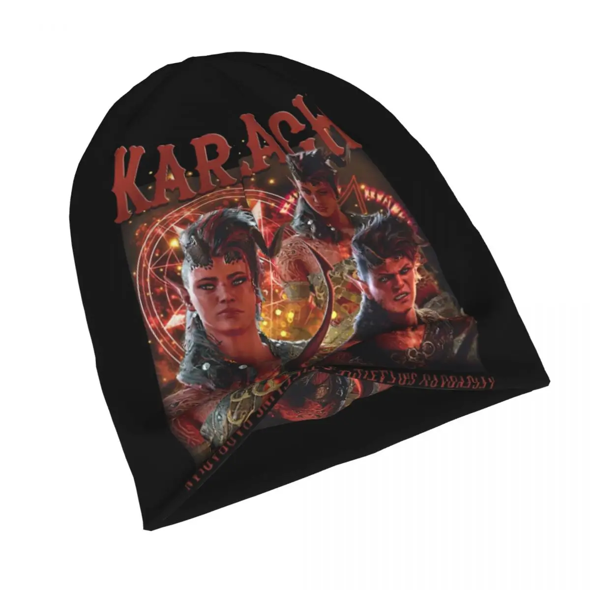 Astarion Gale Baldurs Gate 3 Skullies Beanies Caps Karlach Thin Hat Autumn Spring Bonnet Hats Men Women's Hip Hop Ski Cap