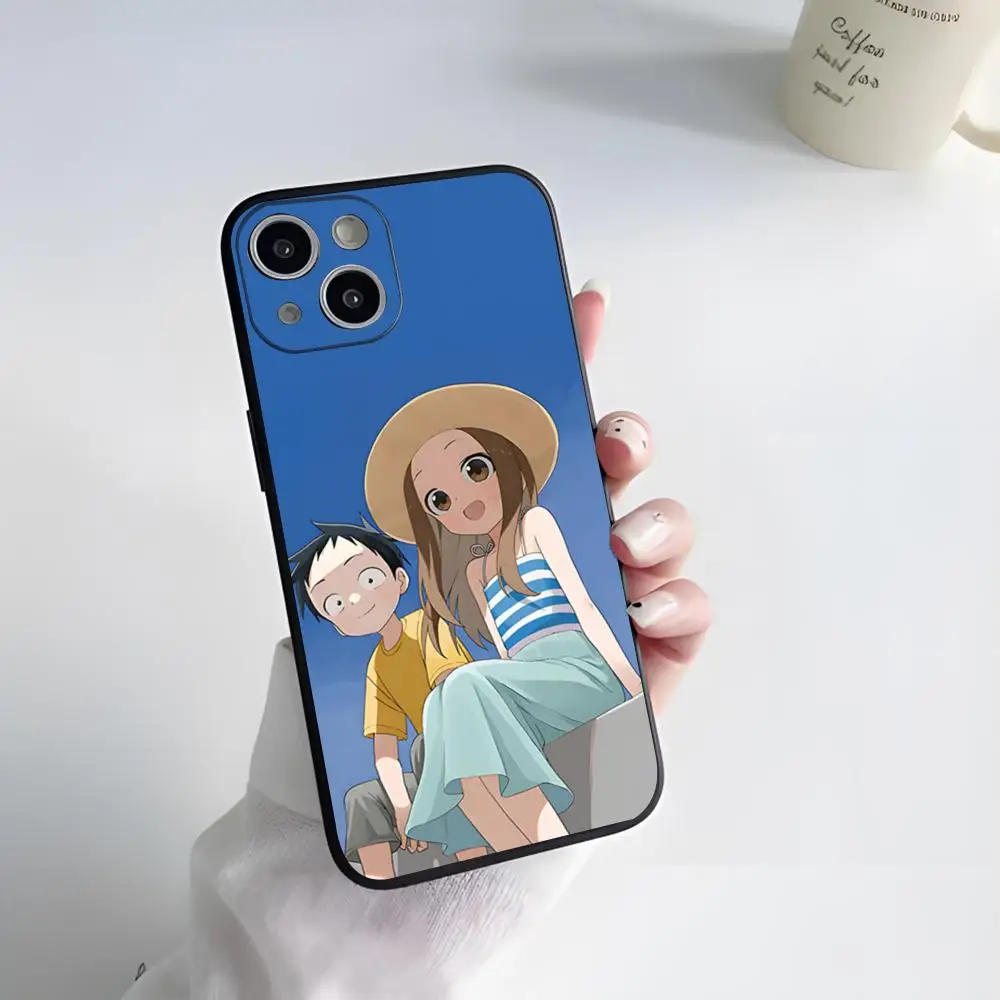 Чехол для телефона Karakai Jozu No Takagi San для IPhone 17 Pro Max 15 Pro 16 14 Plus 12 13 Mini 11 Pro, противоударный мягкий чехол