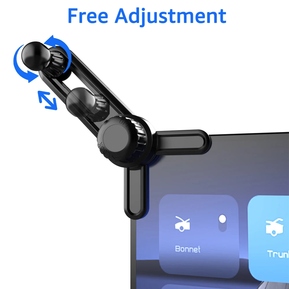 iBudim Car Display Screen Phone Holder Mount Universal Magnetic Cellphone Stand Car Screen Side Phone Support for iPhone MagSafe
