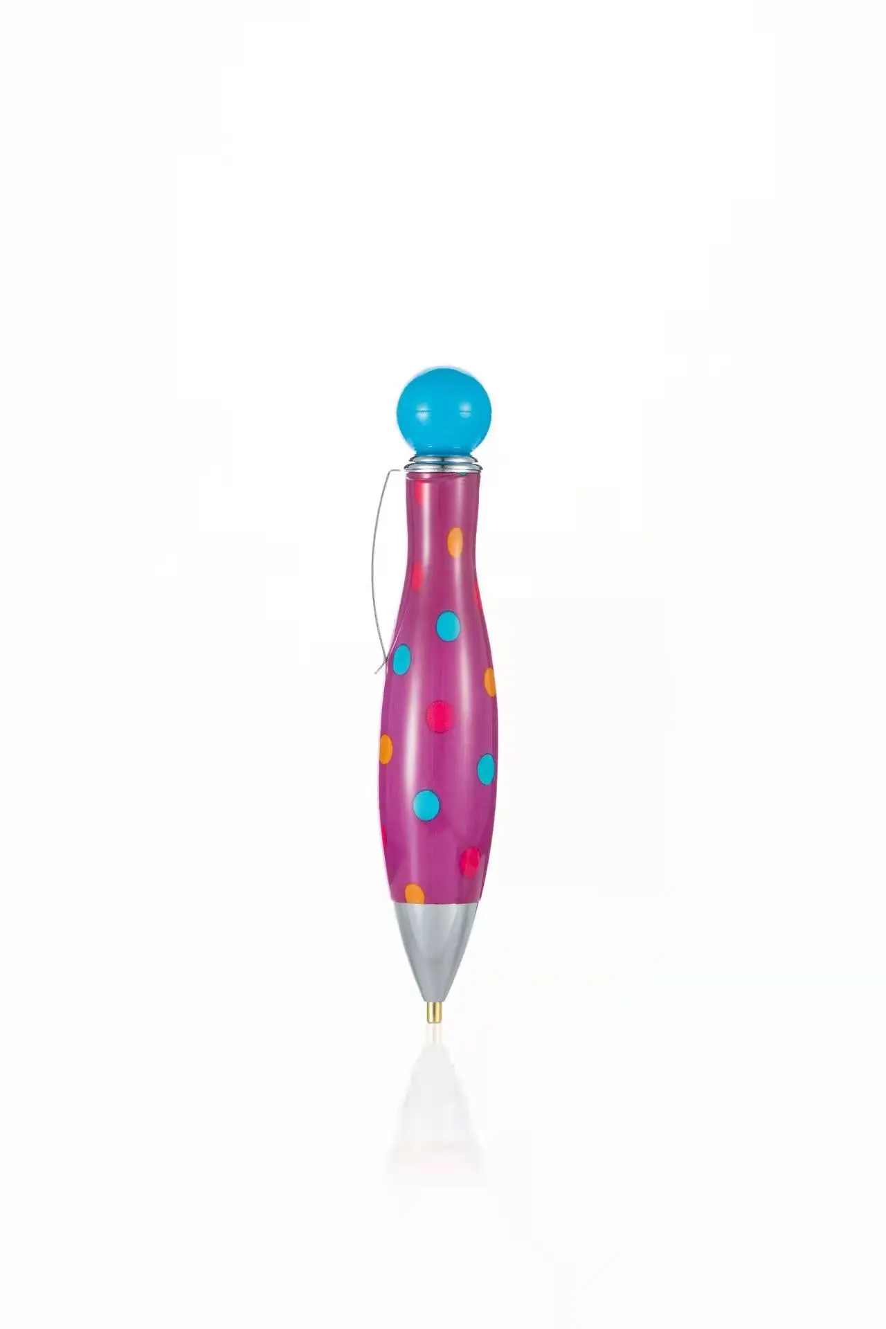 Diamond drawing tool pen, bowling ball shaped dot diamond pen, new style of diamond painting dot diamond pen