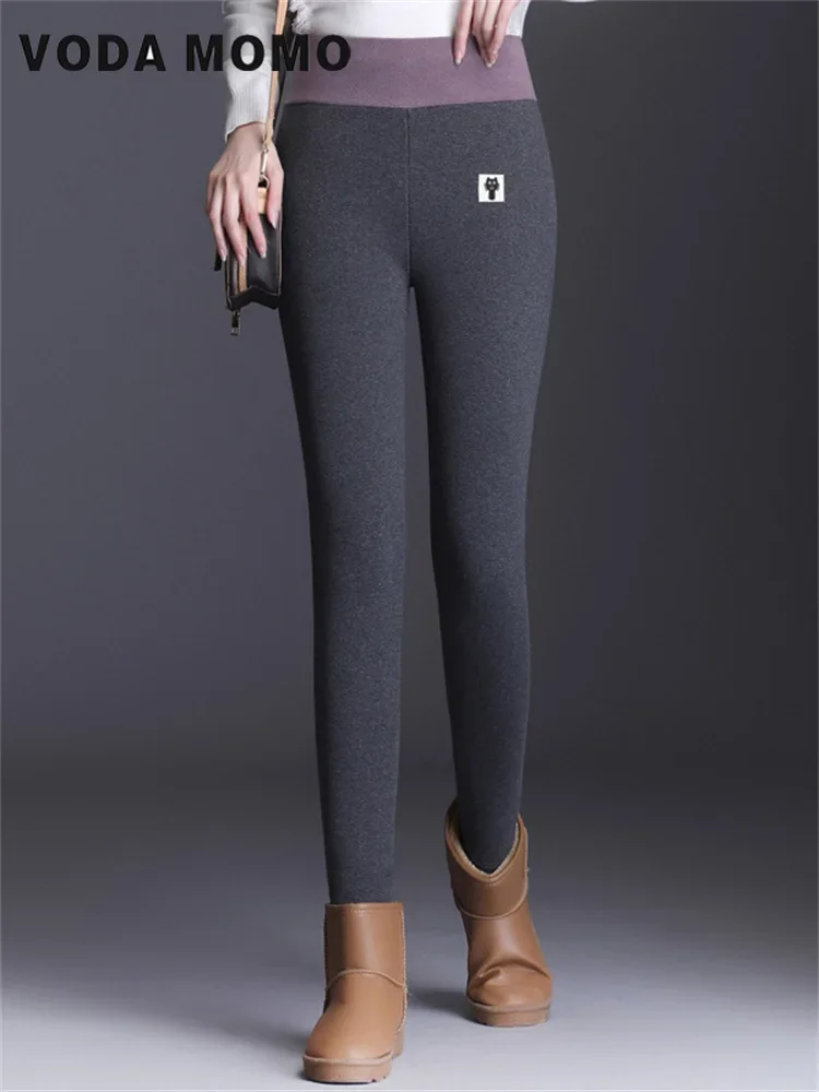 Leggings chauds épais pour femmes, pantalons en velours optique, pantalons de sourire, taille haute extensible, leggings thermiques féminins, pantalons de degré froid, hiver