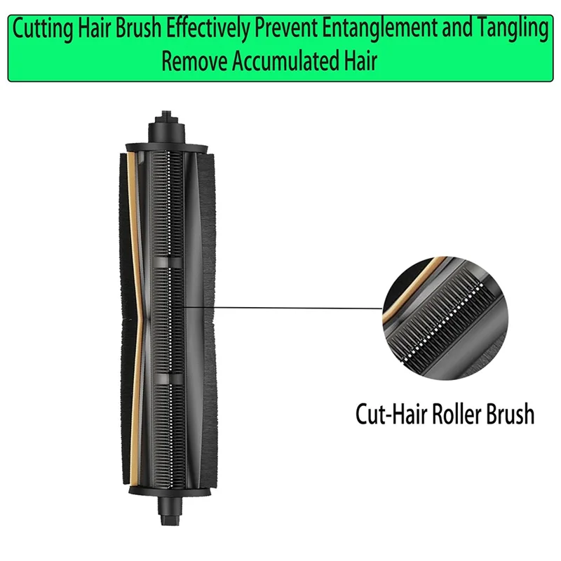 Shopper's Appliances Roller Brush Parts Replacement  For Dreame X30/X40 X20/S10 Sweeping Robot Hair Cutting Roller Brush Robot V