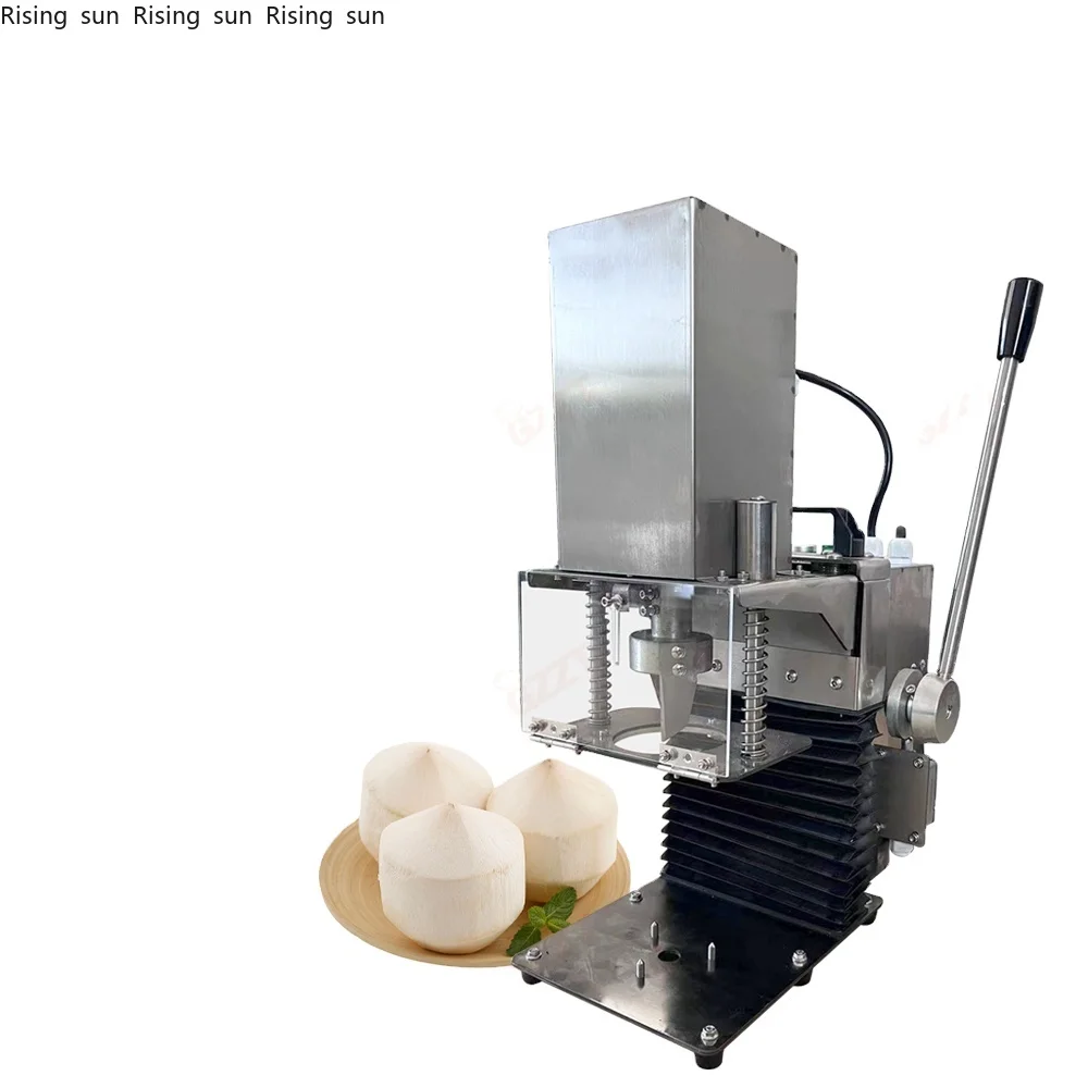 Stainless Steel Coconut Cutting Machine for Restaurants Food Shops Green Peeling Puncher Cutter for Food Preparation Juice Shop