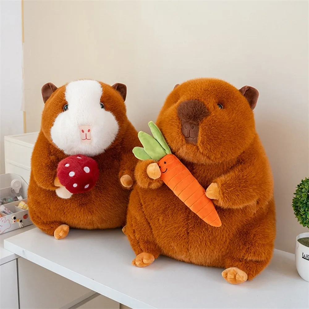

Kawaii овощная голландская свинья плюшевая кукла моделирование пушистая милая плюшевая игрушка мягкая 25/30 см морская свинка пушистая кукла Рождественская игрушка