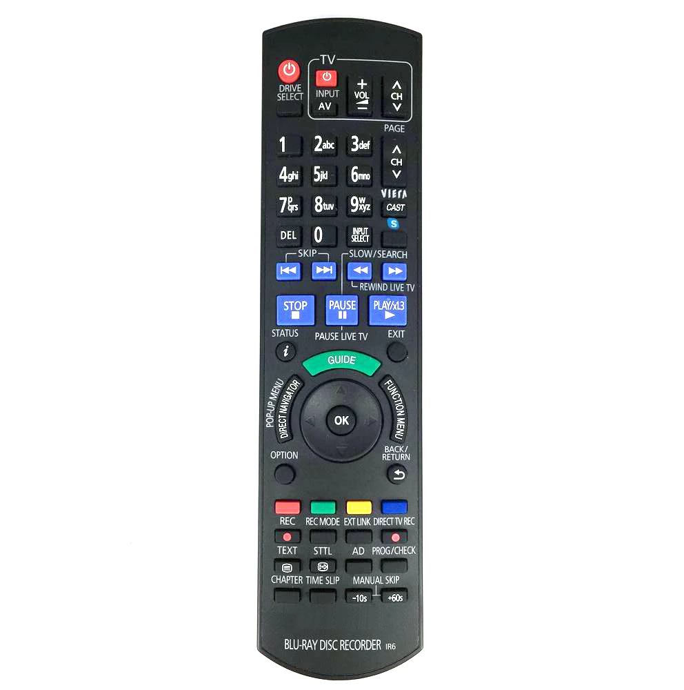 

New N2QAYB000479 For Panasonic Blu-ray DISC RECORDER IR6 Remote Control DMRBW780