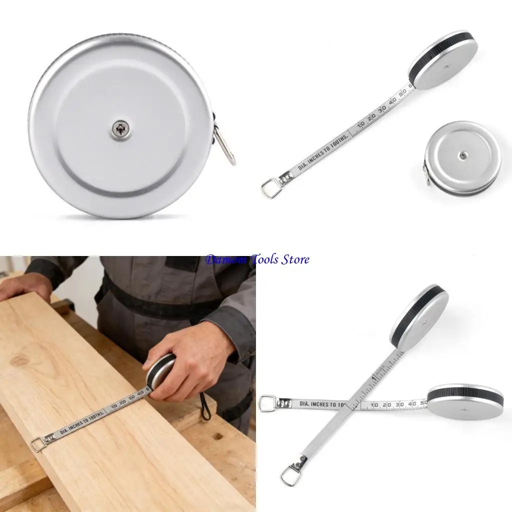 57BE Retractable Measuring Tape Double Side Scale Up To 2 Meter Length
