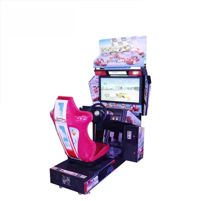 

Large game machine racing adult simulation arcade high definition travel racing double connection dynamic