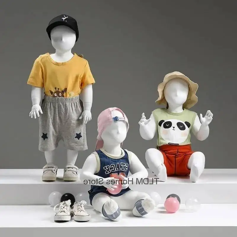 

Clothing 2024 Clothes Newest Model Children's Mannequin Mannequins Store Props Kid's Full Child Body Children's Display Stands