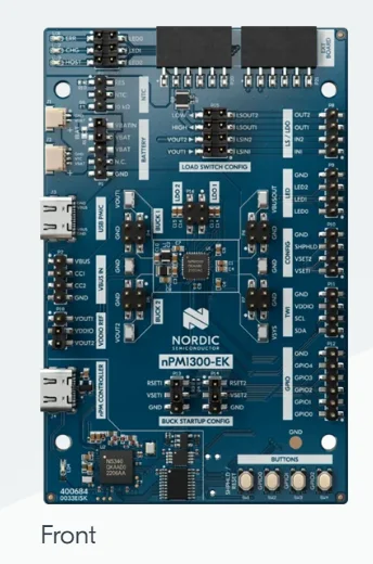 

AVADATECH NPM1300-EL,Power Management IC Development Tools Evaluation Kit for the nPM1300 power management IC