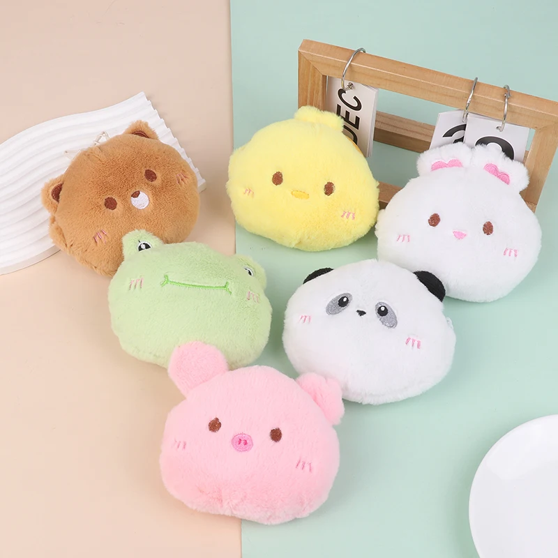 

Cartoon Animal Plush Wallet Cute Piggy Bunny Bear Panda Frog Plush Coin Purse Portable Storage Zipper Pouch Kid Girl Gifts