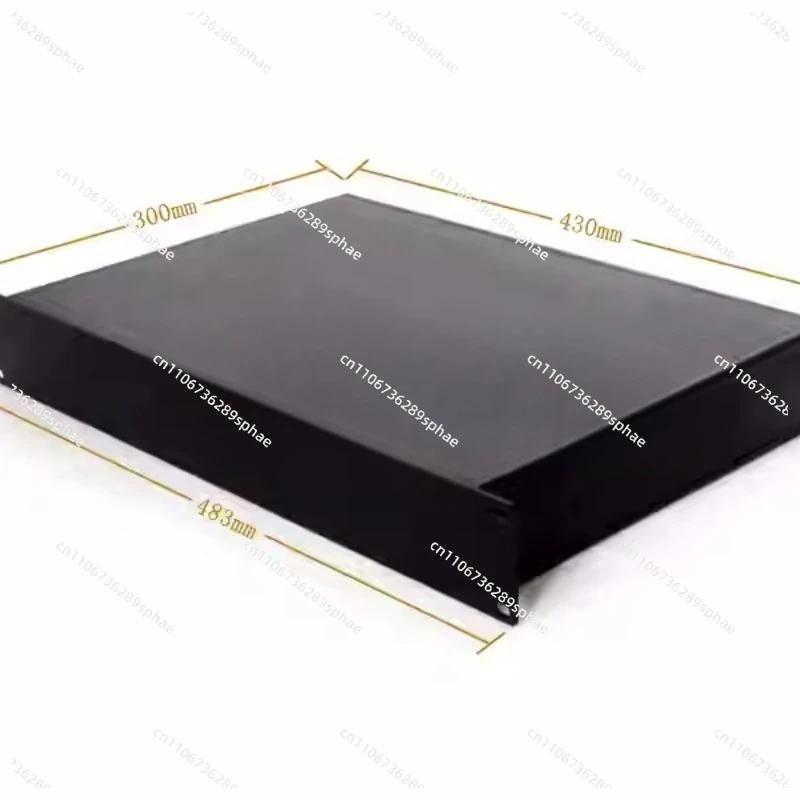 

19-Inch 1.5U all-aluminum chassis, custom opening, factory direct sales standard plug-in box