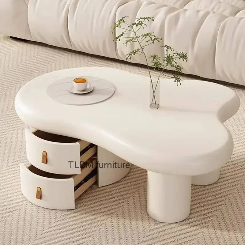 Mesa Nordic Room Lateral Coffee Table Mesa Trau Small White De Storage Mobile Minimalist Living Coffe Table Centro Furniture