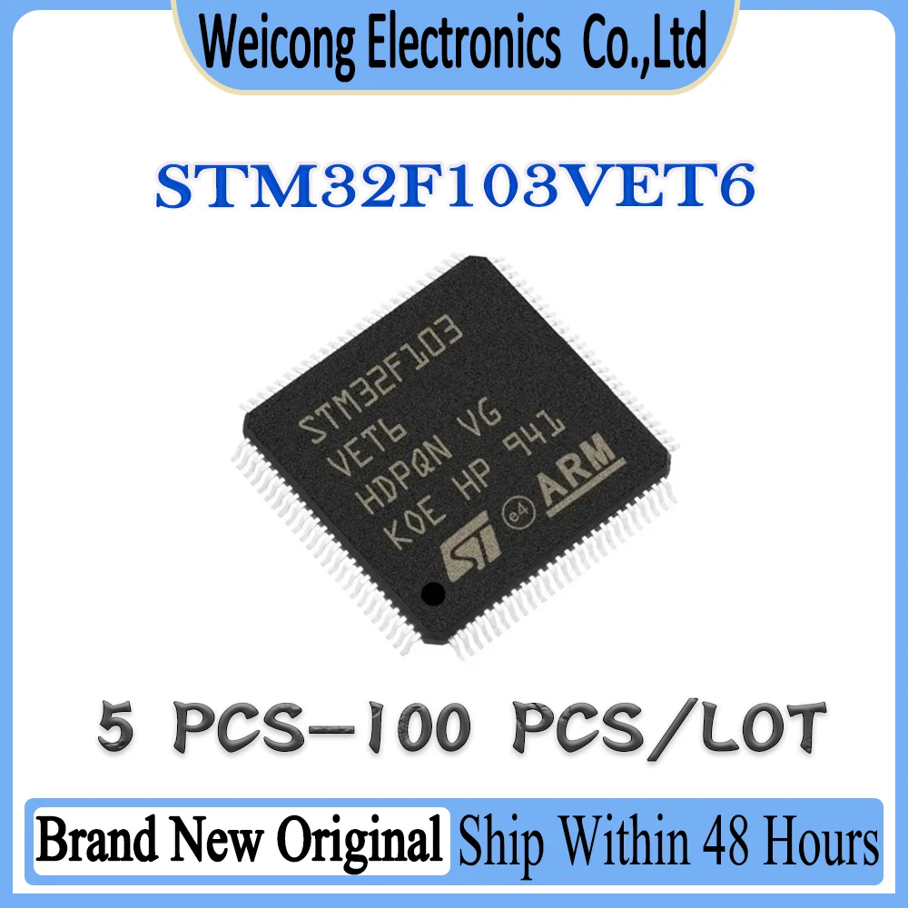 

STM32F103VET6 STM32F103VET STM32F103VE STM32F103V STM32F103 STM32F STM32 STM IC MCU Chip LQFP-100