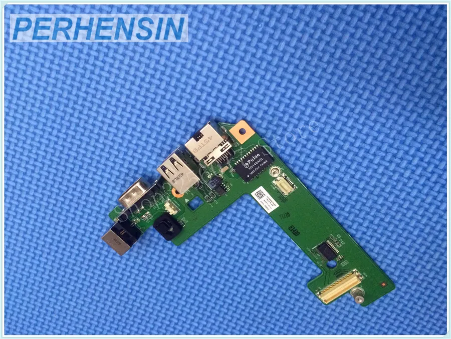 FOR DELL FOR Latitude E5510 USB VGA Ethernet LAN Port Board JGK40 0JGK40 100% Perfect Work