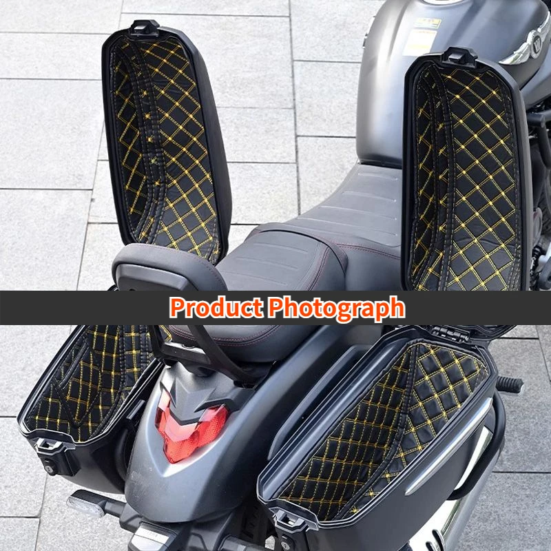 Motorcycle Side Box Lining Suitable for TR300 Side Box Leather Inner Lining GZS150 Waterproof Shock-absorbing Scratch Resistant