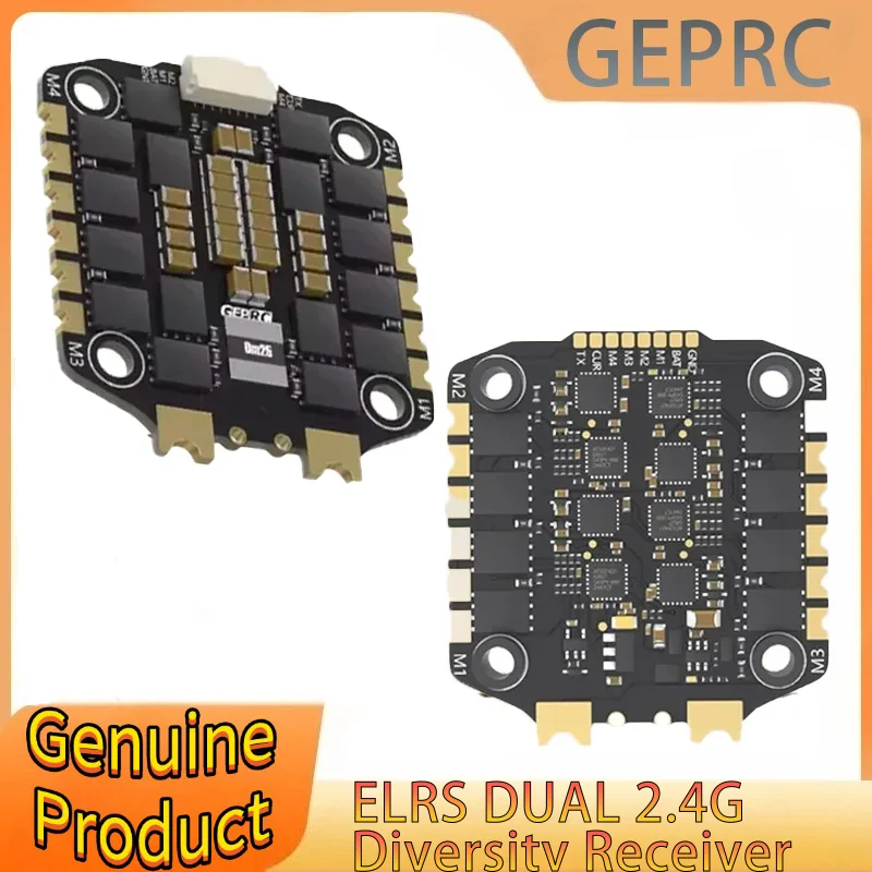 

GEPRC ELRS DUAL 2.4G Diversity Receiver Long Range для FPV Racing Drone Quadcopter RC Tools