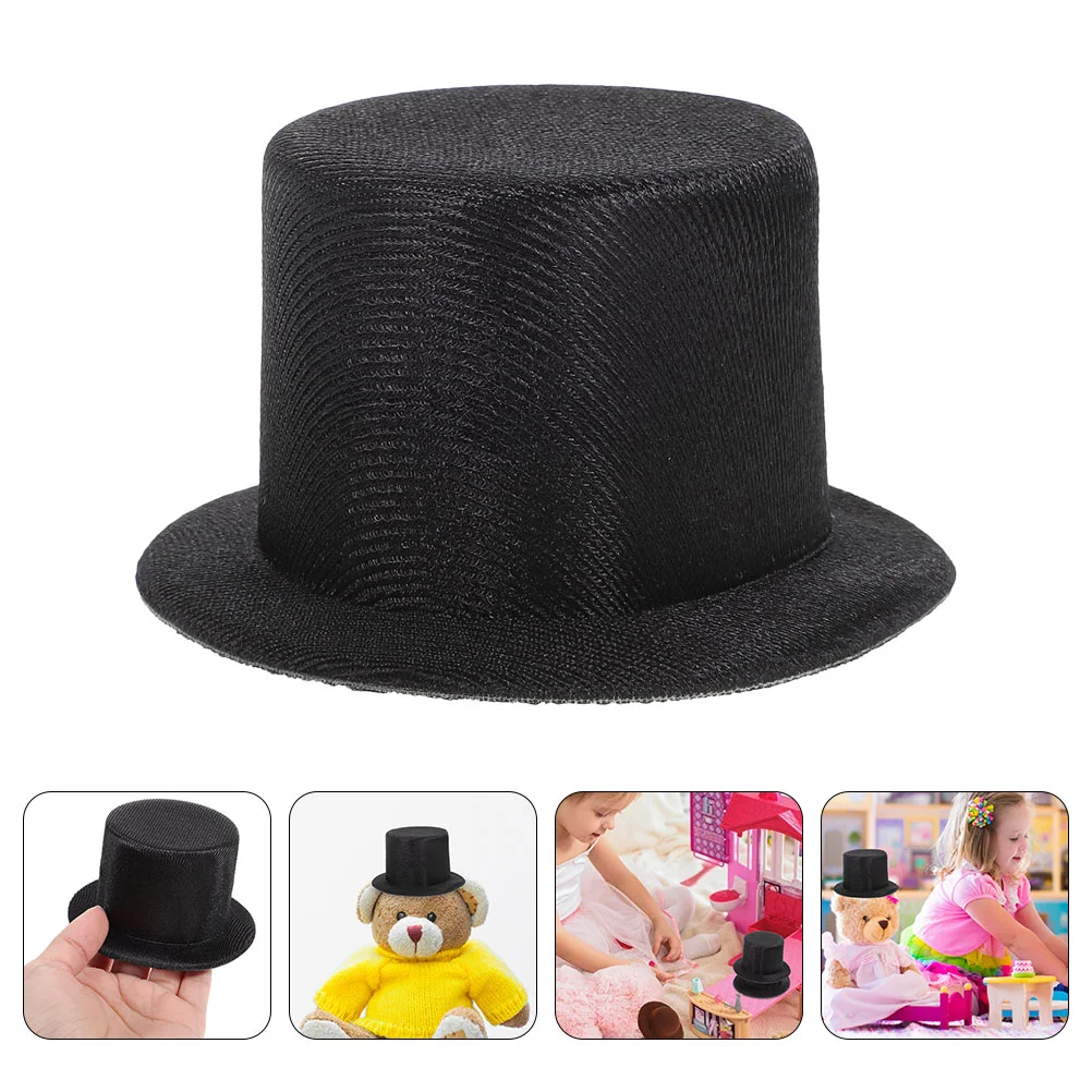 Kids Toys Baby Clothing Mini Hat Top Tiny Party Hats Clown Supply Black for Crafts Decorative DIY Christmas Bridegroom Boy