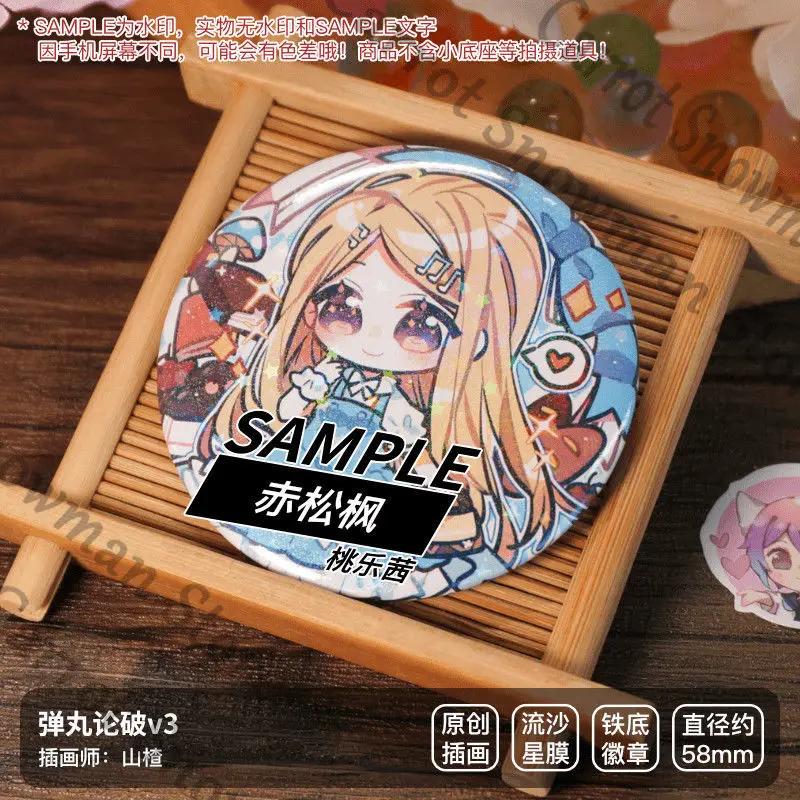 Danganronpa v3 زميل Kokichi Oma Kaede Akamatsu Saihara Shuichi ambitus شارة المفاتيح قلادة Q نسخة لطيف هدية