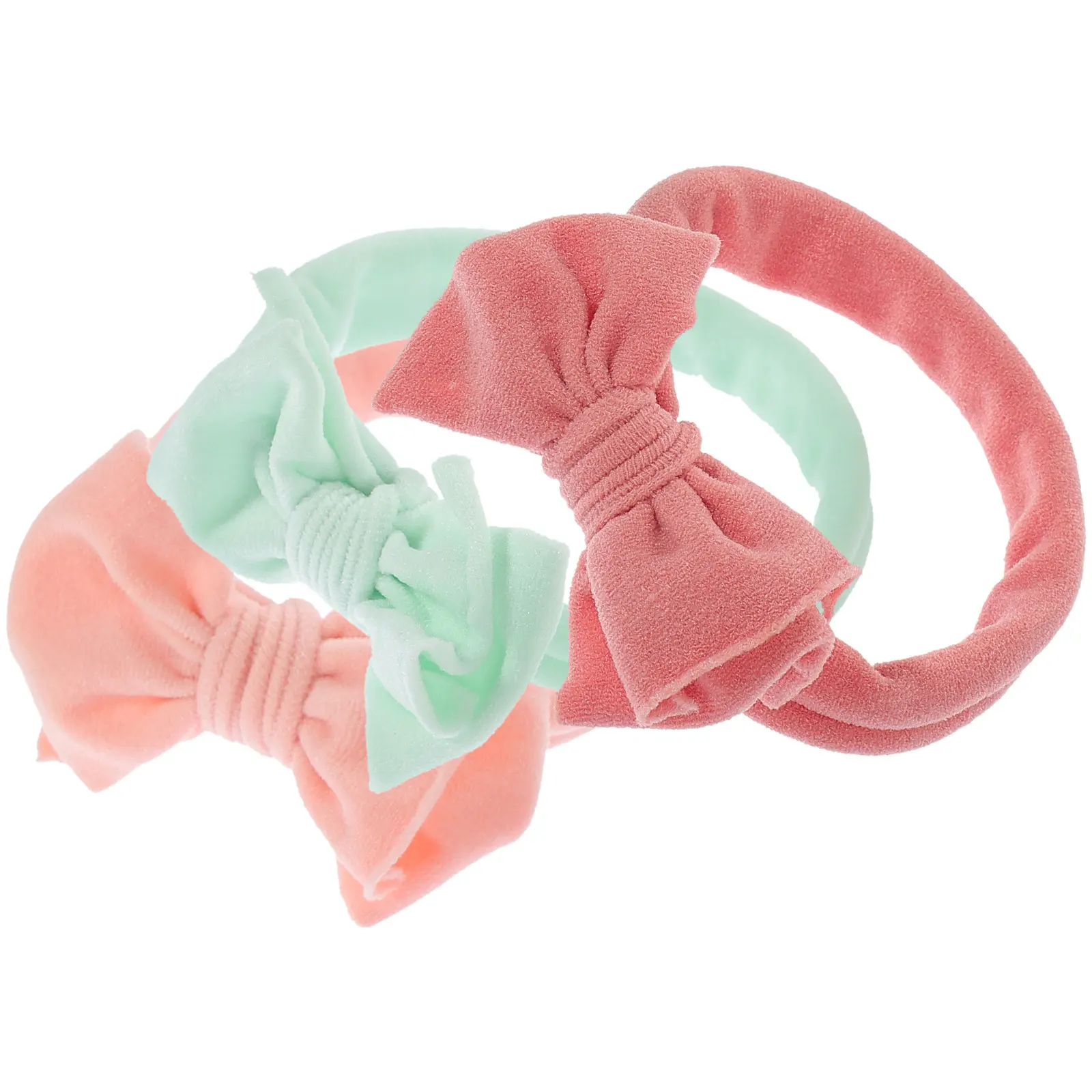 

Набор из 3 нежных детских повязок на голову с бантиками, аксессуары для волос для вечеринок и фестивалей, реквизит для фотосессий, уникальные украшения для головы на детский праздник