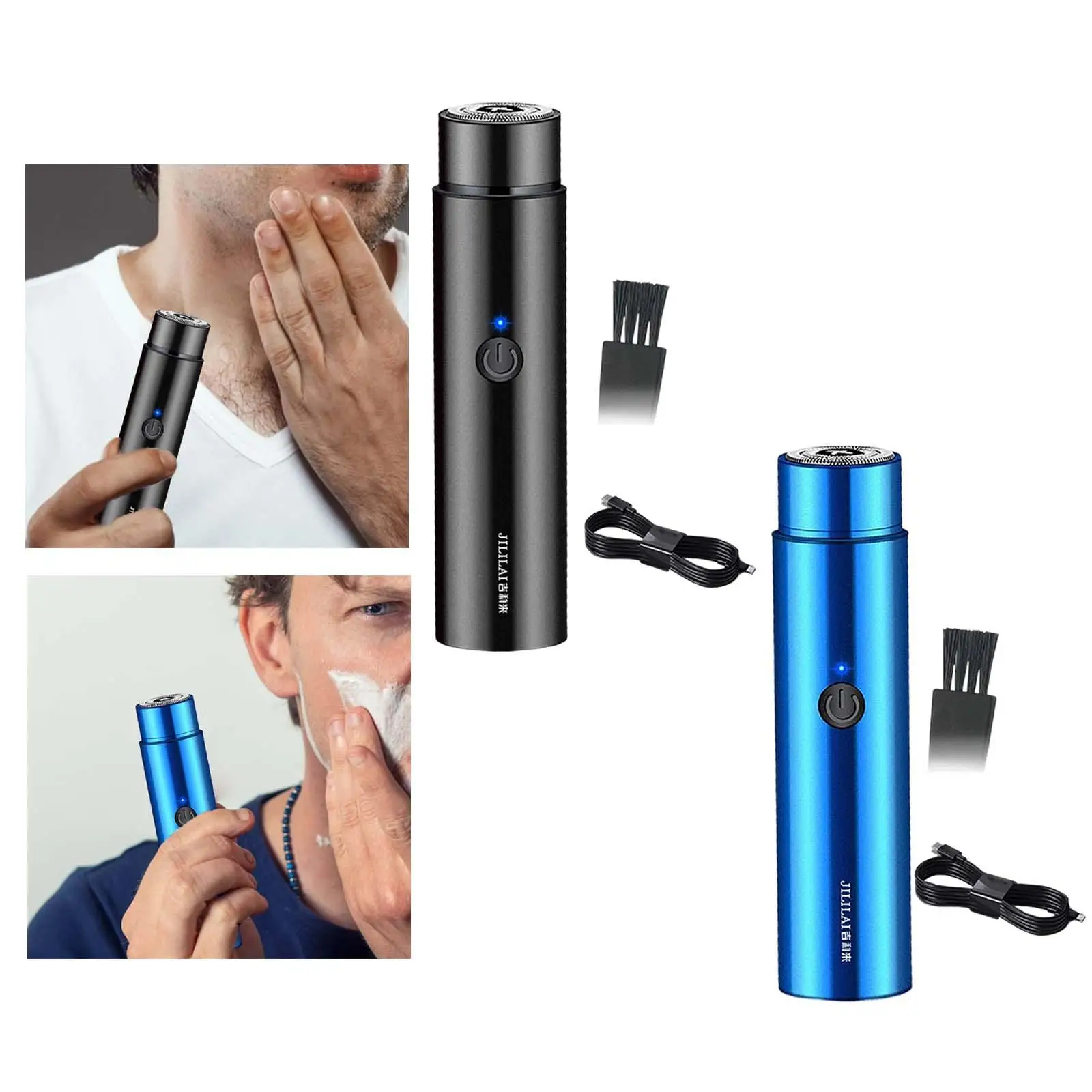 เครื่องทําความสะอาดไฟฟ้าขนาดเล็ก เครื่องกําจัดขนแบบพกพาสําหรับผู้ชาย