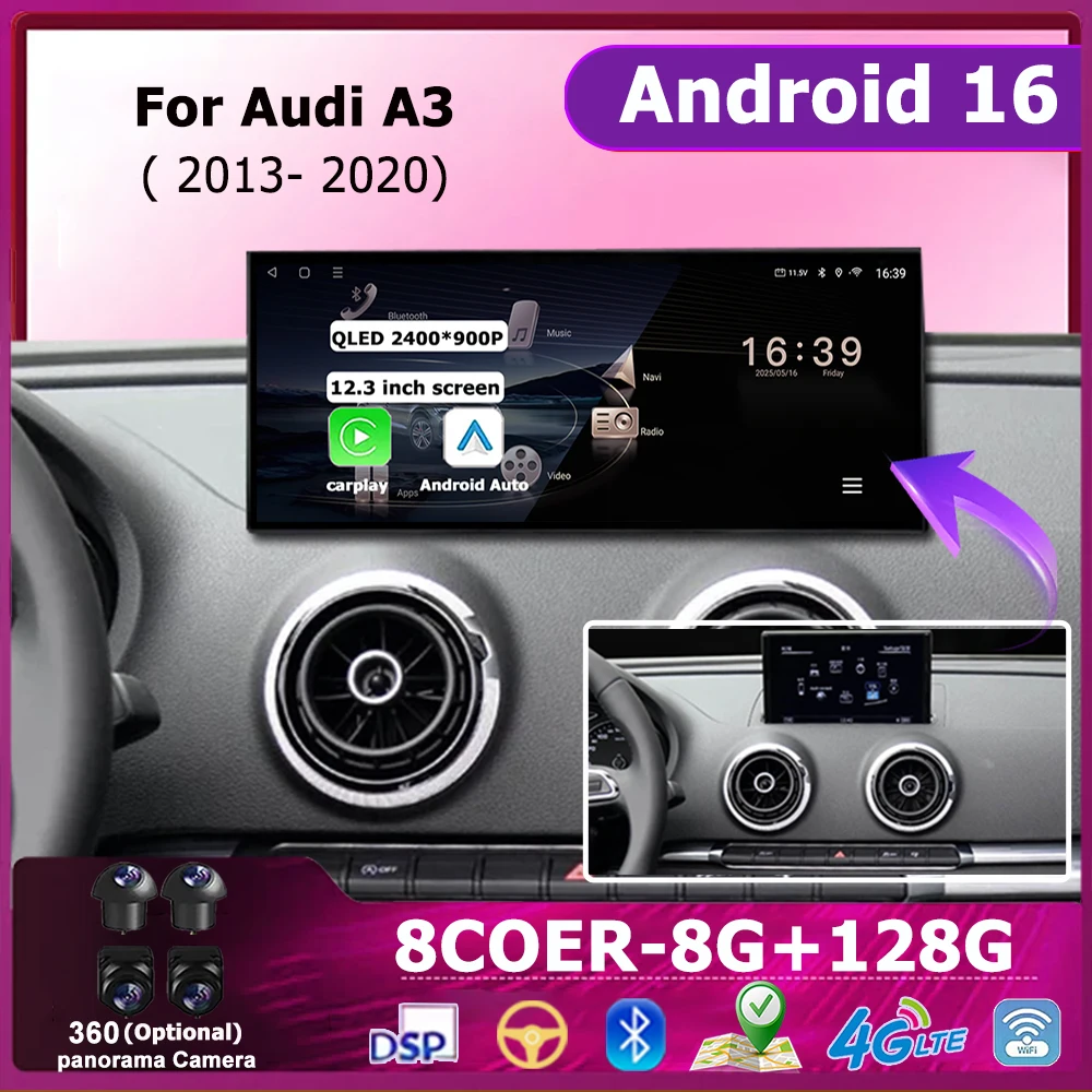 Car Multimedia Radio Video Player Android 16 10.33 