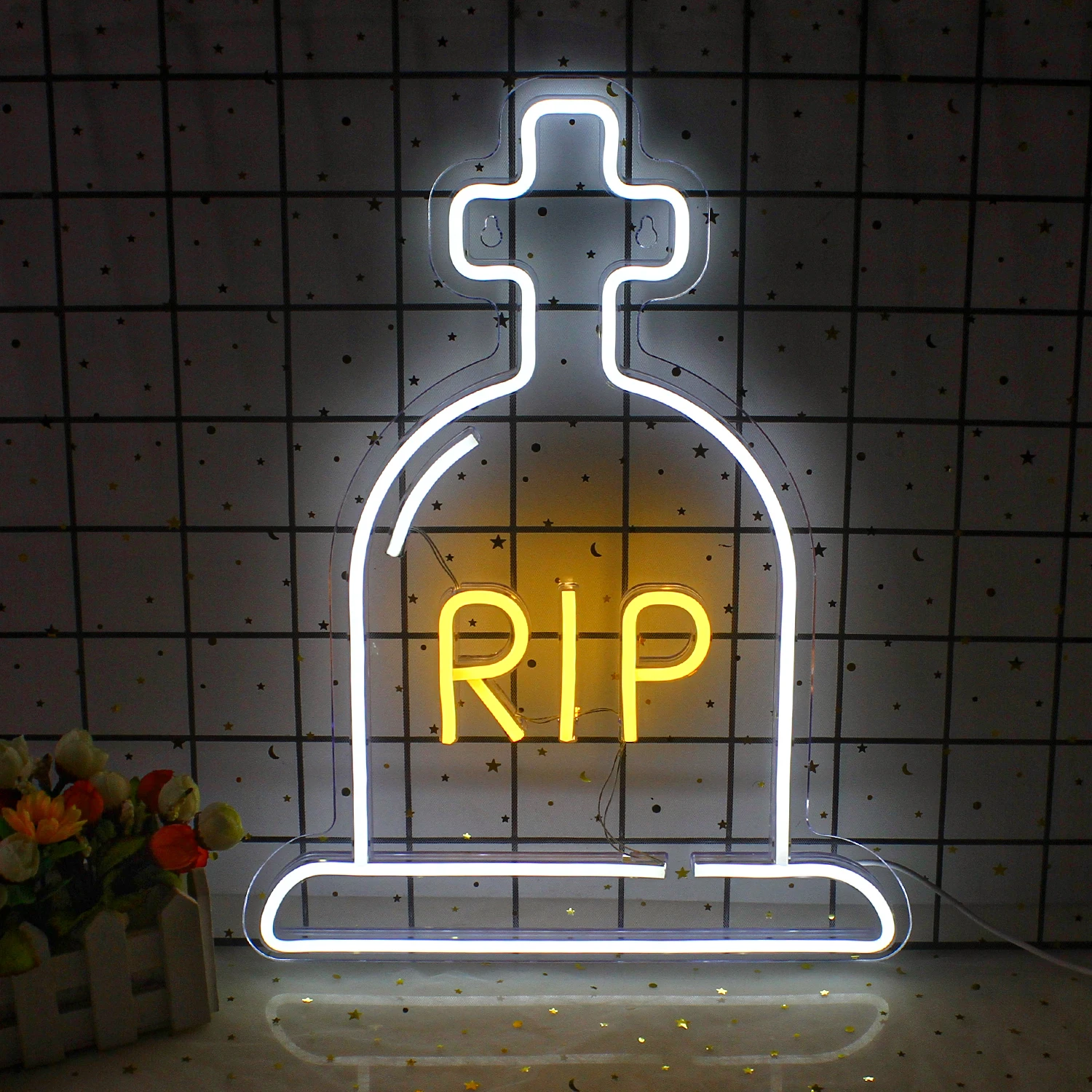 

Cross Neon Sign Convenience Restaurants Business Places LED Commercial ART Light Party Halloween Christmas BAR Wall Decoration