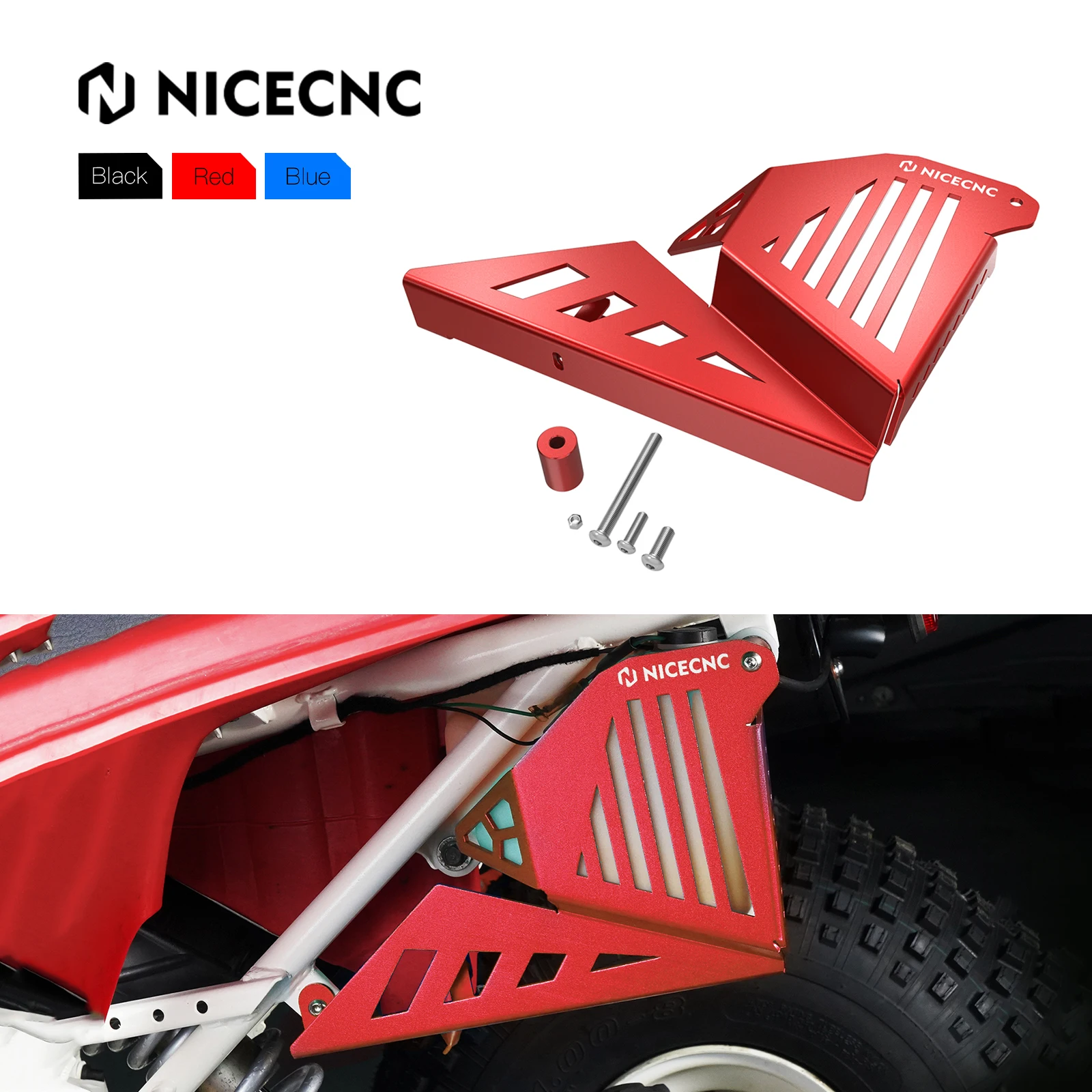 

NICECNC Oil Tank Cover Guard Protector For Yamaha Blaster 200 YFS200 1988-2006 YFS200SE Aluminum ATV Accessories 200 blaster