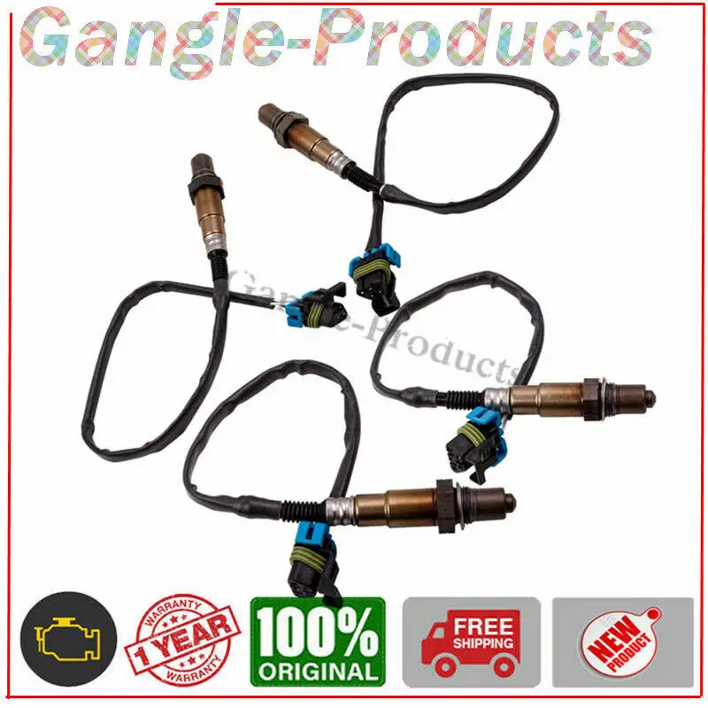 4x O2 Oxygen Sensor for Buick Lacrosse Cadillac SRX Chevrolet Impala GMC Terrain