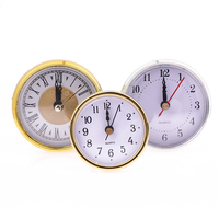 1PC DIY Round Quartz Clock Insert Movement Roman Bedside Antique Watch Desk Decoration Accessories 65/80/110mm