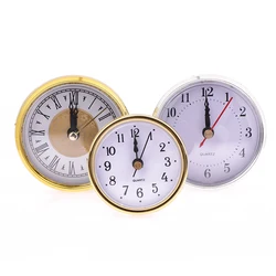 1PC DIY Round Quartz Clock Insert Movement Roman Bedside Antique Watch Desk Decoration Accessories 65/80/110mm