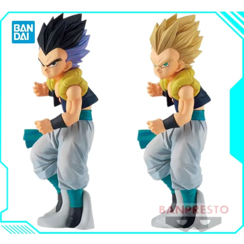 Bandai Original BANPRESTO Dragon Ball Z Solid Edge Works vol.6 Gotenks PVC Anime Action Figure Model Collectible Toys