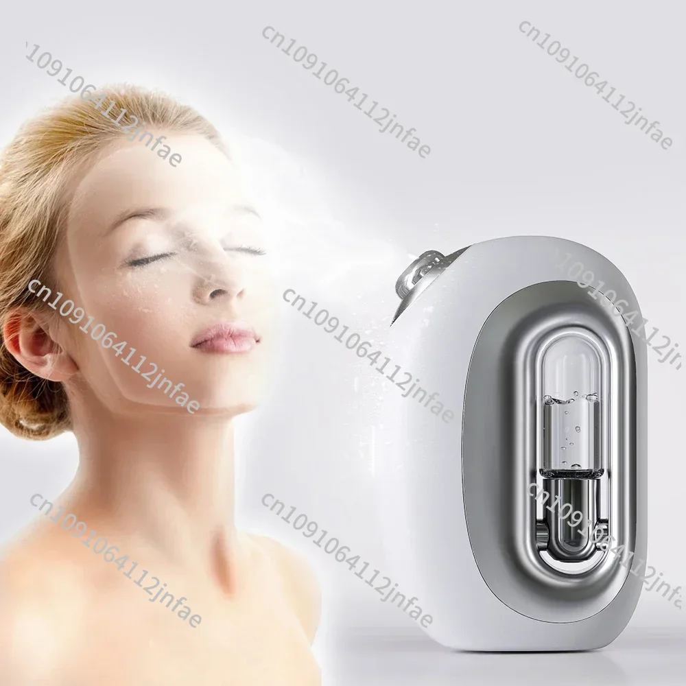 

Portable High-Pressure Water Oxygen Injector - Mini Air Compressor for Face Moisturizing & Nanos Oxygen Therapy