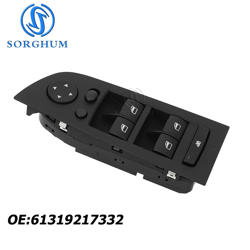 SORGHUM 61319217332 Car Mirror Switch Power Window Switch Control Button For BMW E90 E91 2004-2013 3 Series 61319217331 Spares