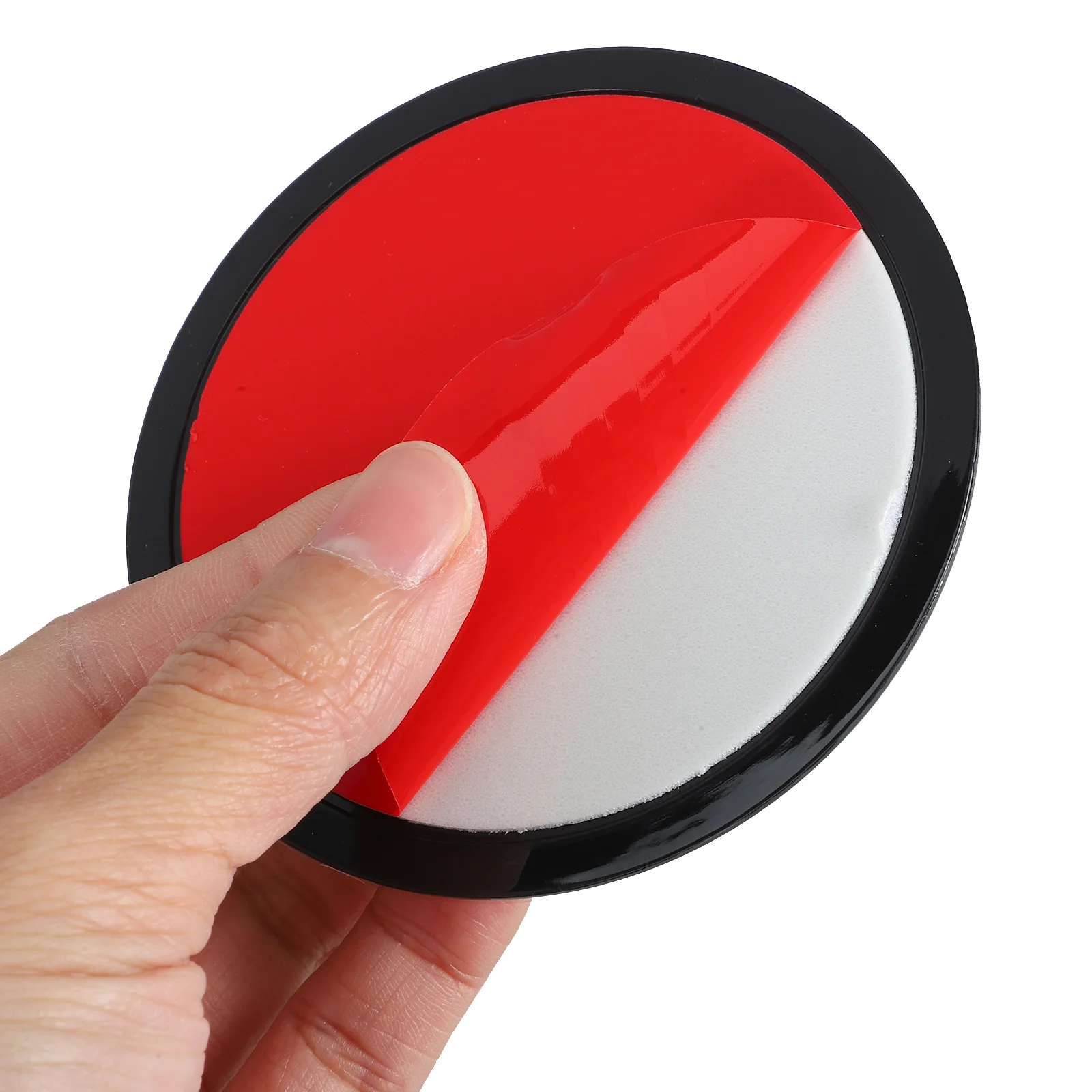 

4pcs Strong Adhesive Pads 8cm Black High Temp Resistant Suction Cup Car Mount Dashboard Phone Holder Round Pad