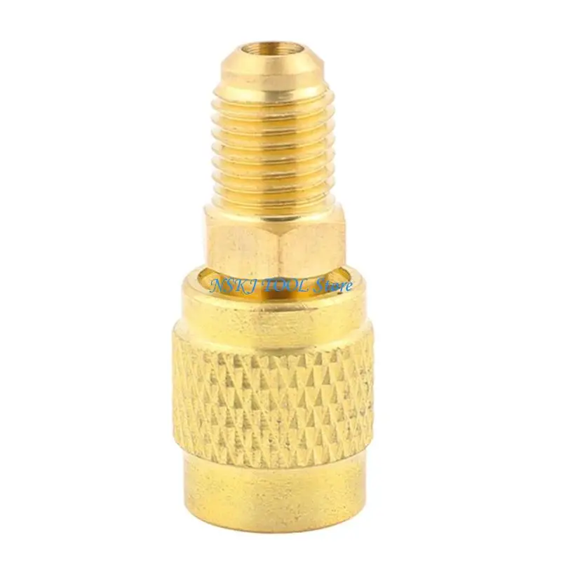 L8RC Leak Proof Design Brasses Refrigerants Conversion Head for Efficient AC Maintenance and Refrigerants Handling