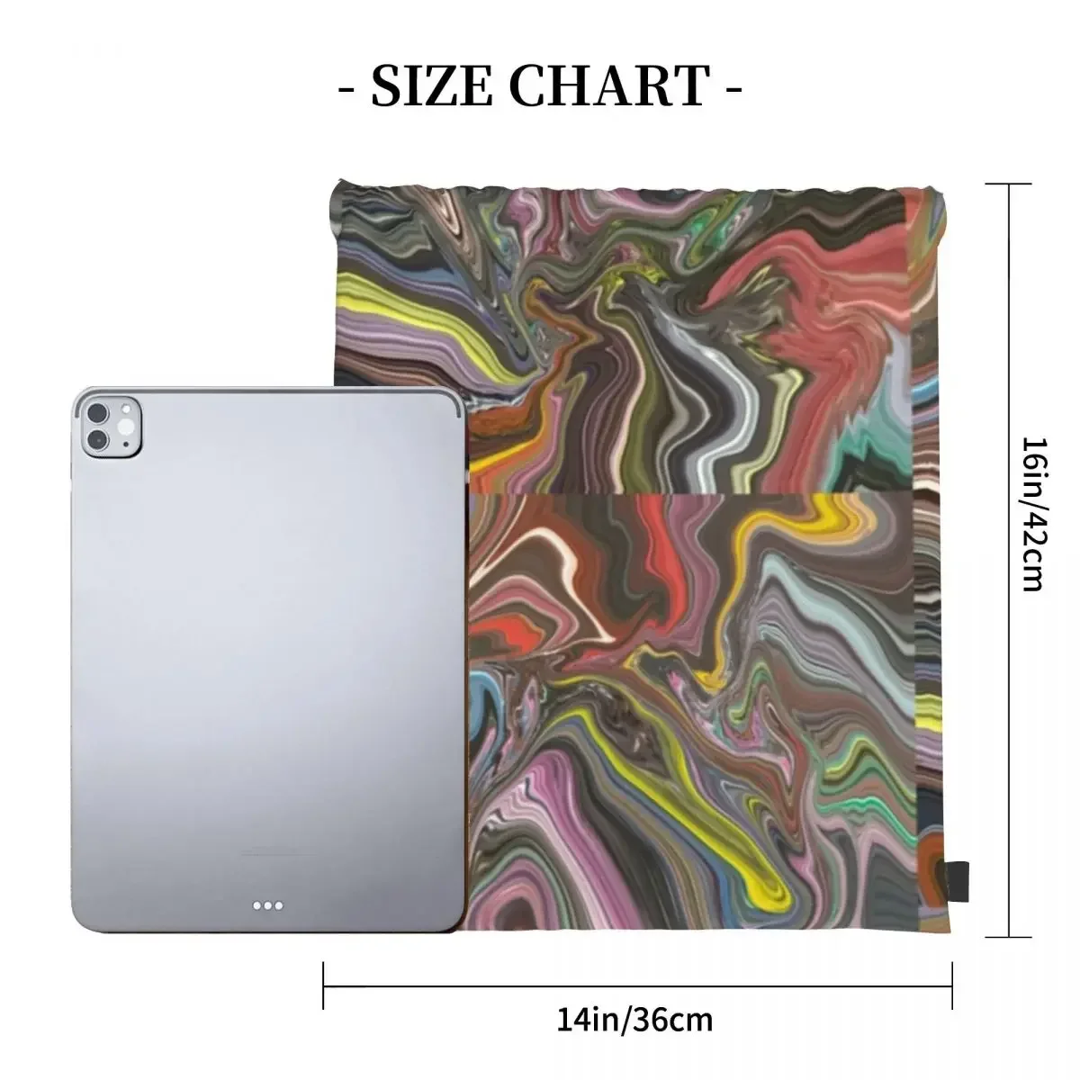 スクエアバックパック多機能ポータブル巾着バッグ巾着バンドルポケットシューズバッグブックバッグ男性女性学校