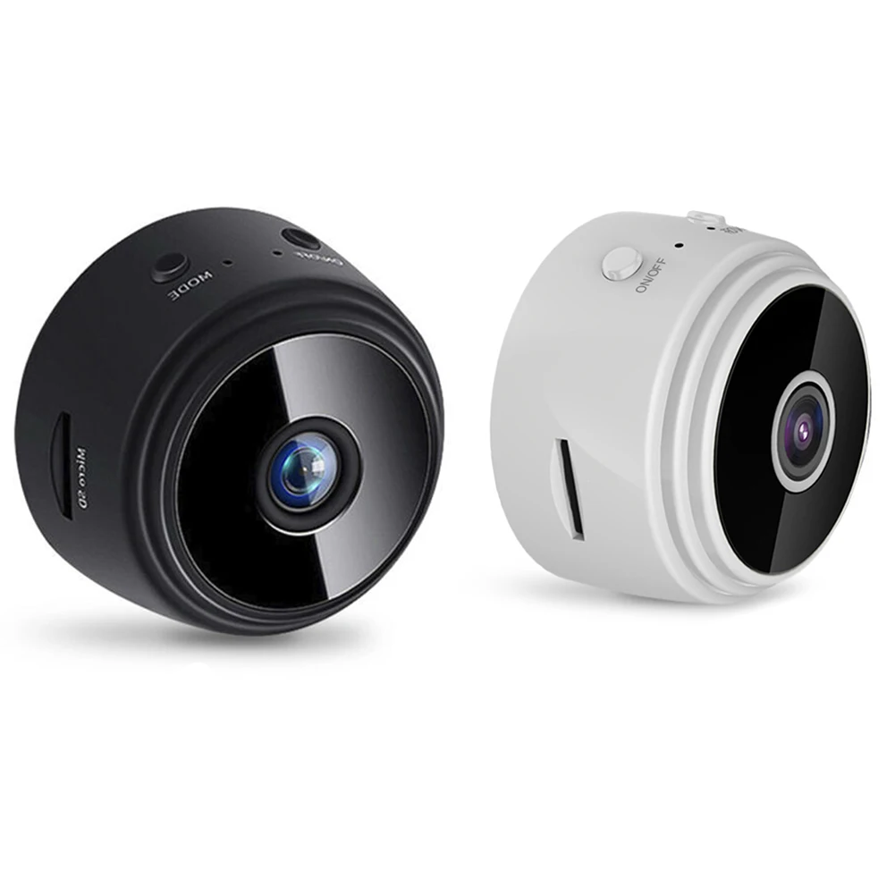 1080P Wireless Camera Multifunctional Wireless Indoor Camera Night Vision Motion Detection 360 Degree Bracket Household Security