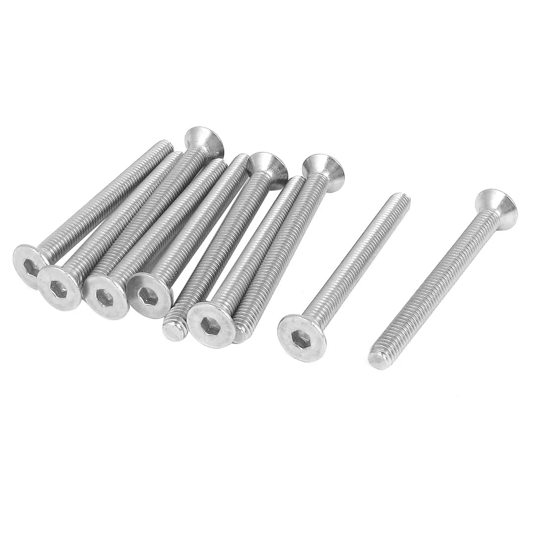 

Uxcell 2-50pcs M3 M4 M5 M6 M8 Metric Hexagon Hex Socket Countersunk Flat Head Screw Bolts 304 Stainless Steel