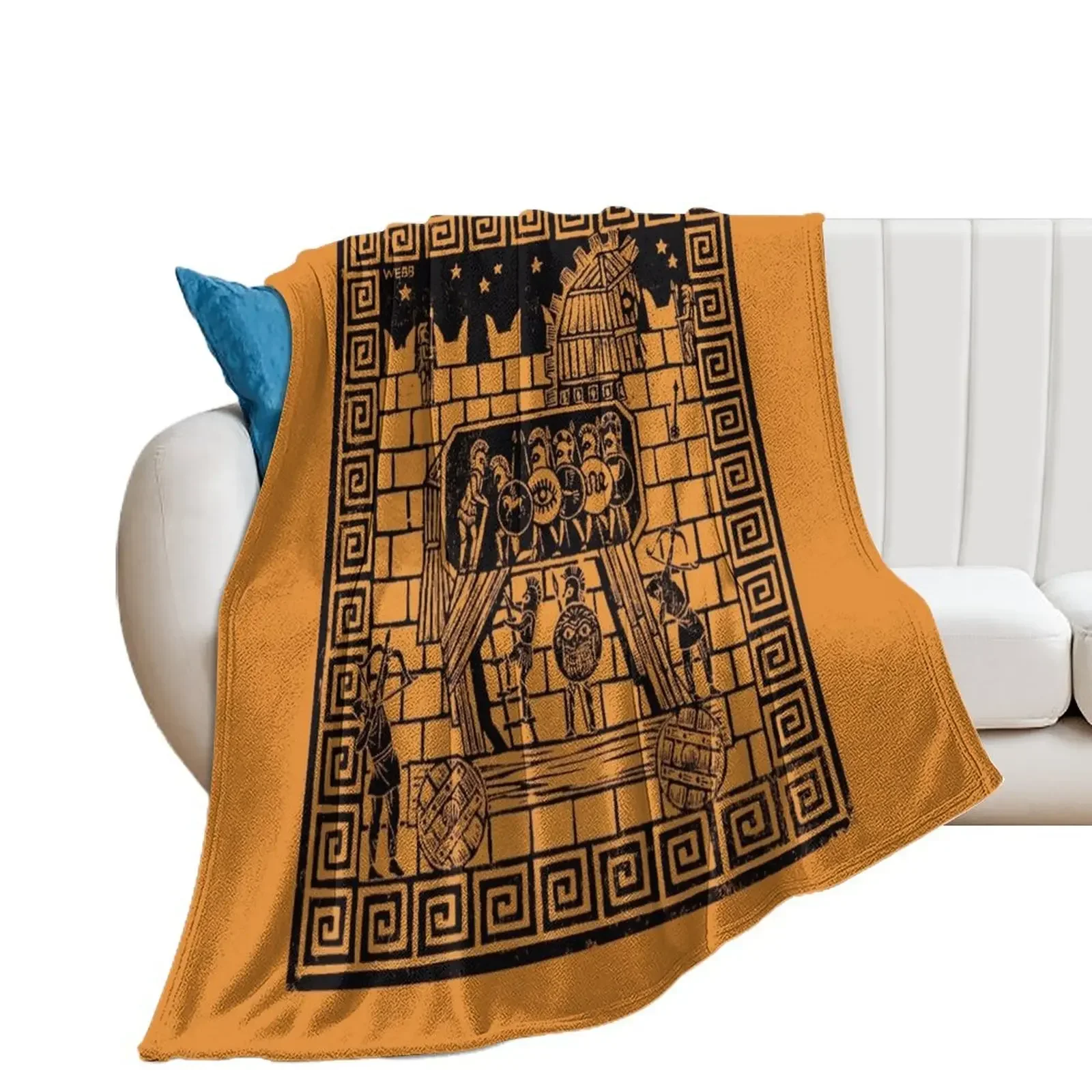 Trojan Horse Throw Blanket Bed linens Bed Fashionable Blankets For Baby Flannels Blankets