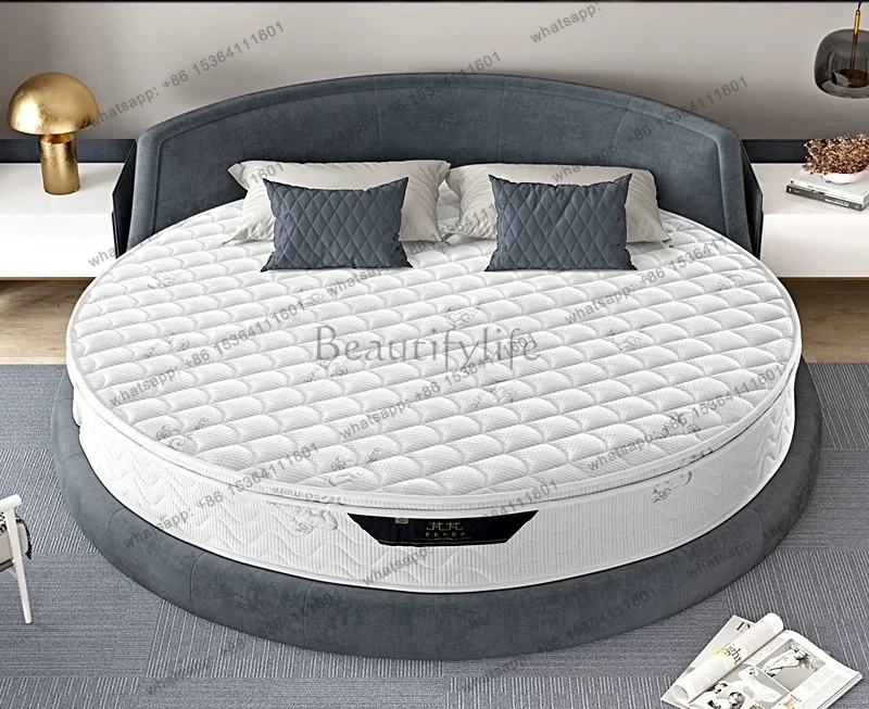 Pillow Top King Size Bed Bonnell Spring Round Mattress - view 3