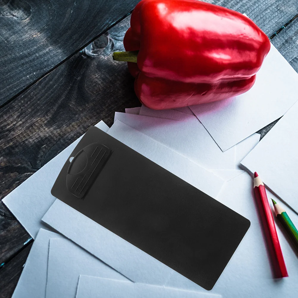 

3pcs Portable Clipboard Small Size Clip Board For Documents Menu Writing Support Office Hardboard Multi-Function File Organizer