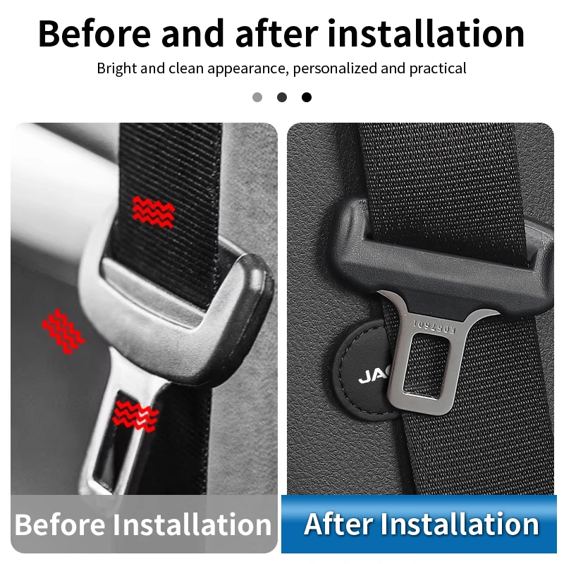 Magnetic Car Seat Belt Limiter Stopper Stabilizer Accessories For JAC Refine J3 J4 J7 JS3 JS4 KR1 S2 S3 S4 S5 S7 Vapour T8 5