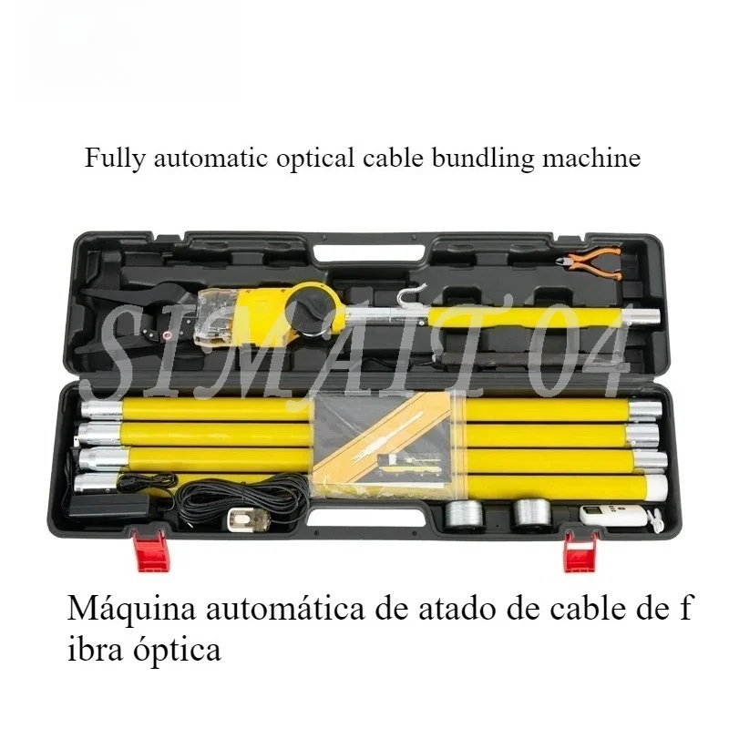 Fully automatic cable optical cable attached hanger high altitude cable hanger optical fiber communication bundling machine